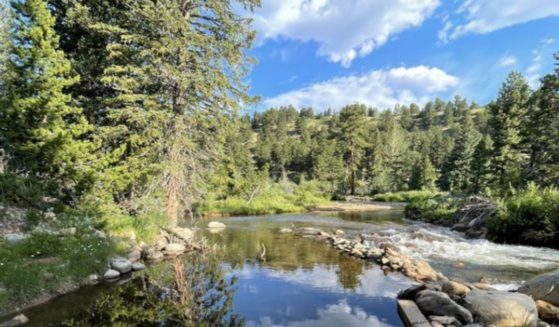 The Middle Boulder Creek flows near Nederland, Colorado.