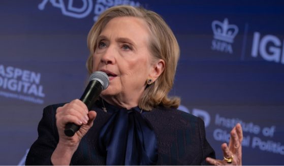 Former Secretary of State Hillary Rodham Clinton, pictured in a March file photo from Columbia University’s School of International and Public Affairs in New York City.