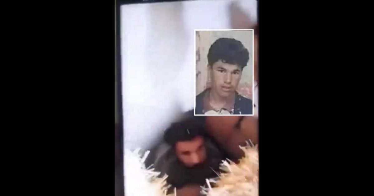 This X screen shot shows cell phone footage purporting to show Omar Bin Omran, a man who has been missing in Algeria since the conclusion of the country's civil war.