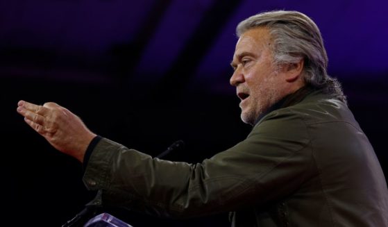 Steve Bannon, former advisor to former President Donald Trump, speaks at the Conservative Political Action Conference (CPAC) at the Gaylord National Resort Hotel And Convention Center on February 24, 2024 in National Harbor, Maryland.