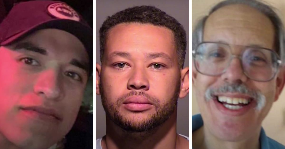 These YouTube screen shots show Rotherie Durell Foster (center), who stands accused of murdering and robbing both Bill Dean Levy (R) and José Antonio Velásquez (L).