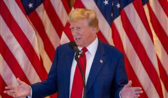 Former President Donald Trump speaks during a press conference at Trump Tower on May 31, 2024, in New York City, New York.