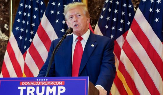 Former President Donald Trump holds a press conference at Trump Tower in New York City following the verdict in his criminal trial on May 31.