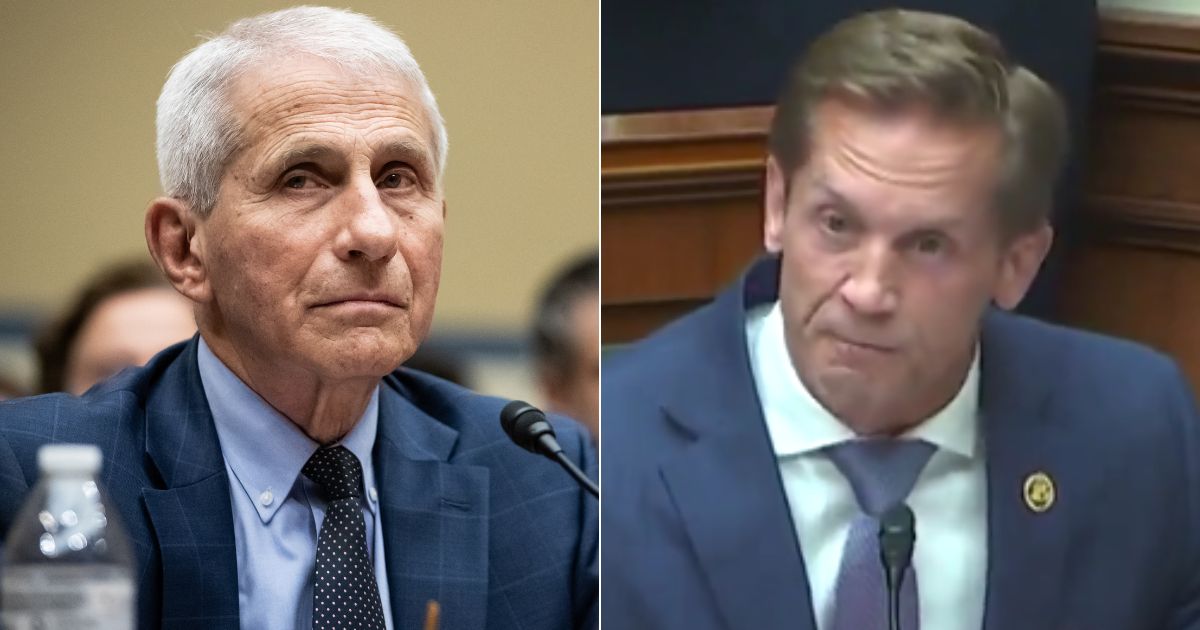 Dr. Anthony Fauci, left, former Director of the National Institute of Allergy and Infectious Diseases, testified before the House Select Committee on the Coronavirus on Monday, and Rep. Rich McCormick, right, grilled him over comments he made on the COVID vaccine.