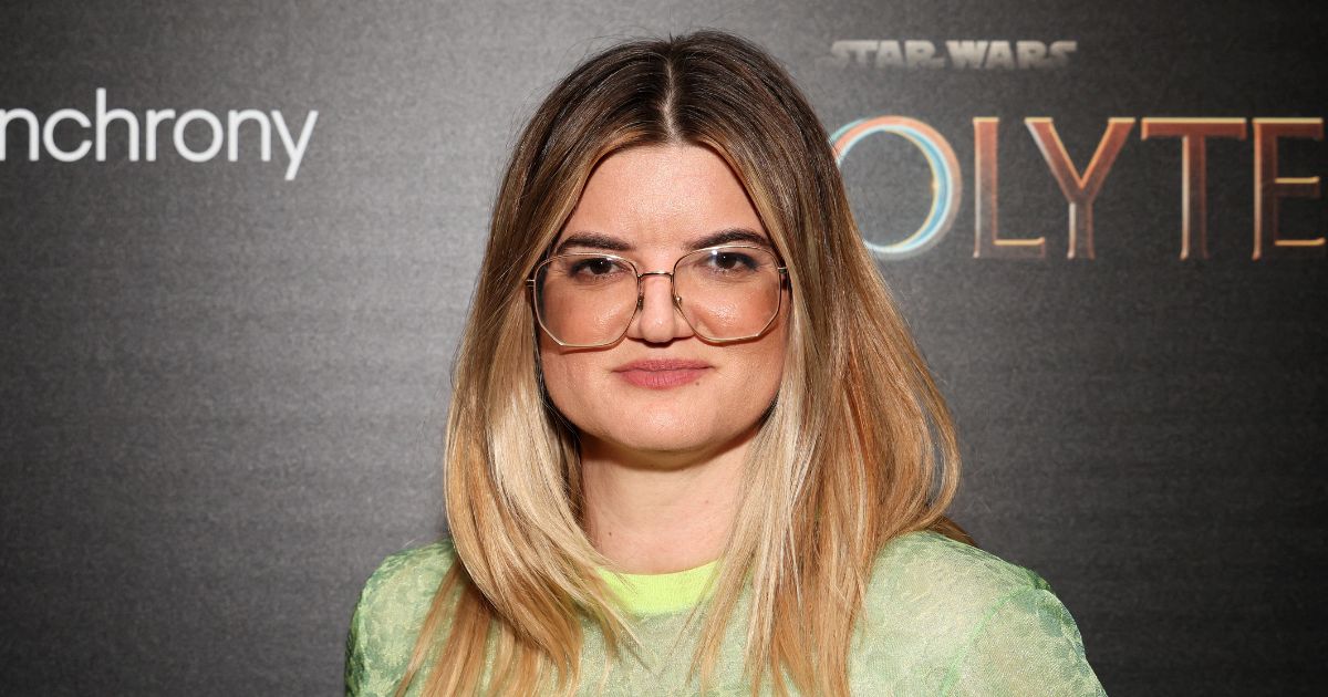 Director Leslye Headland attends a Disney+ and The Cinema Society screening of "The Acolyte" at The Whitby Hotel on June 3, 2024 in New York City.