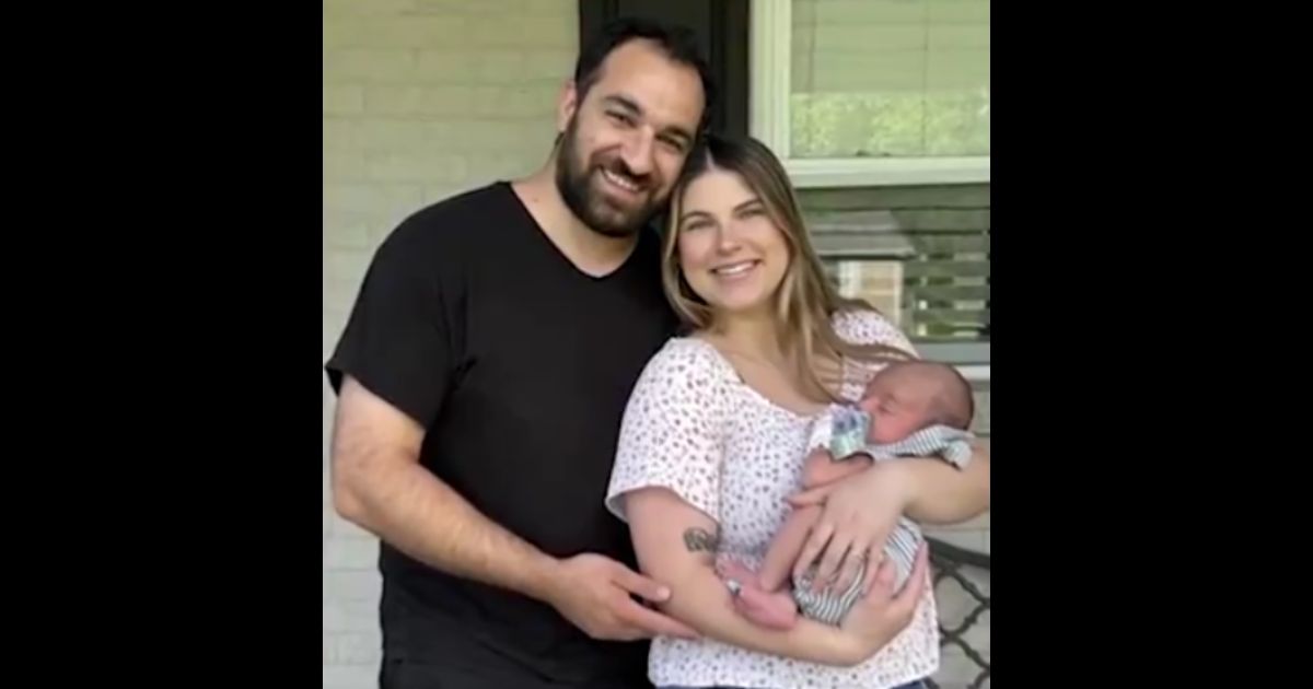 This X screen shot shows Knoxville, Tennessee, residents Chloe and Mark Mansoor, whose 6-week-old child was mauled to death by the family dog. The child died May 30, 2024.