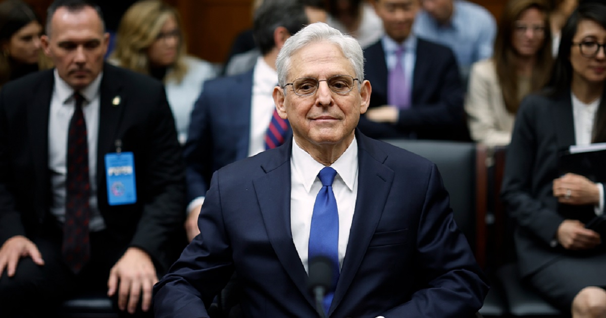 Attorney General Merrick Garland is pictured during a break in his June 4 testimony before the House Judiciary Committee in the Rayburn House Office Building on Capitol Hill.
