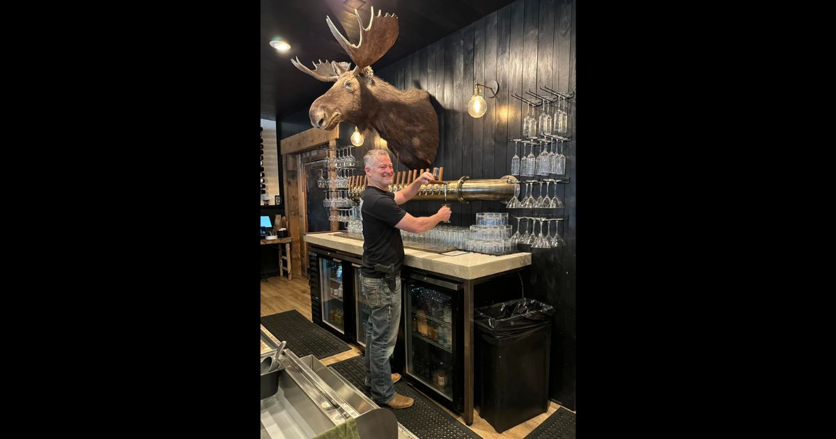 This Facebook screen shot shows an employee at the Old State Saloon in Eagle, Idaho.