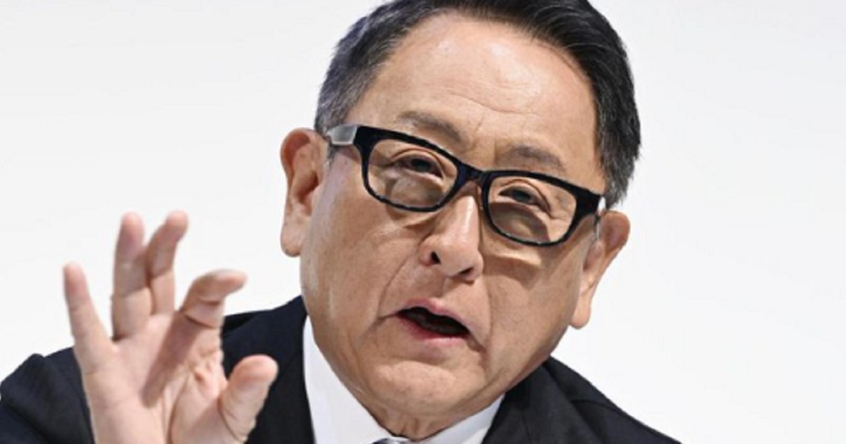 File photo of Toyota Chairman Akio Toyoda.